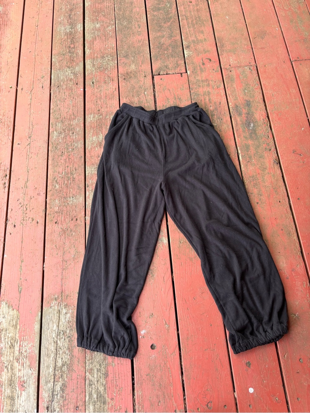 Rachel Pally Black Women's Elastic-Waist Jogger Pants